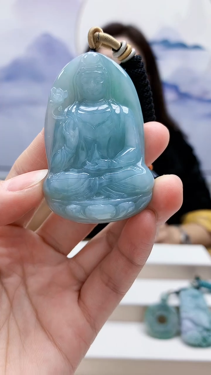 未镶嵌定制翡翠4829lr-毛货挂件14