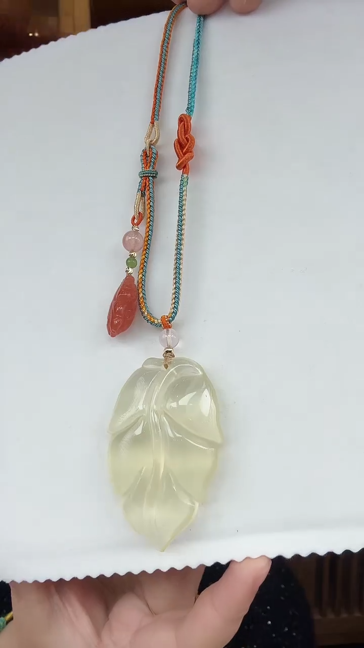 【闪购商品】水晶颈饰未镶嵌叶子