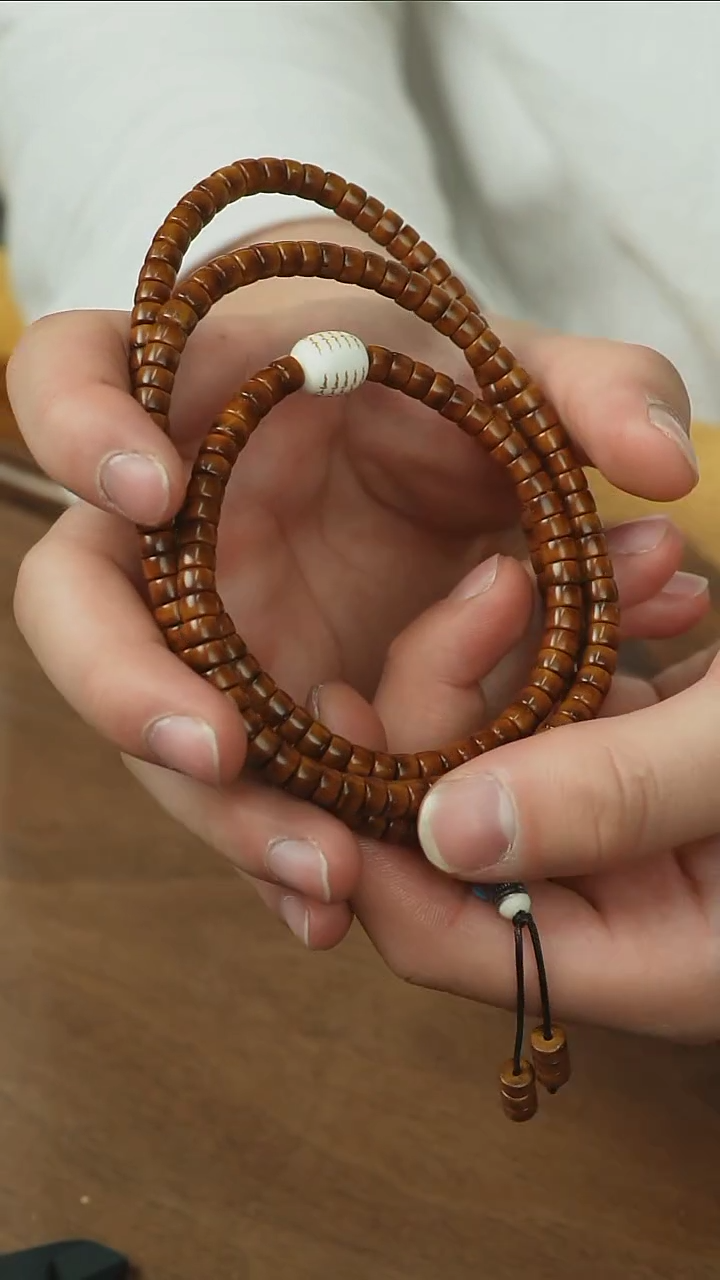 【闪购商品】紫金鼠手串咖皮实心药片6x4脖挂diy