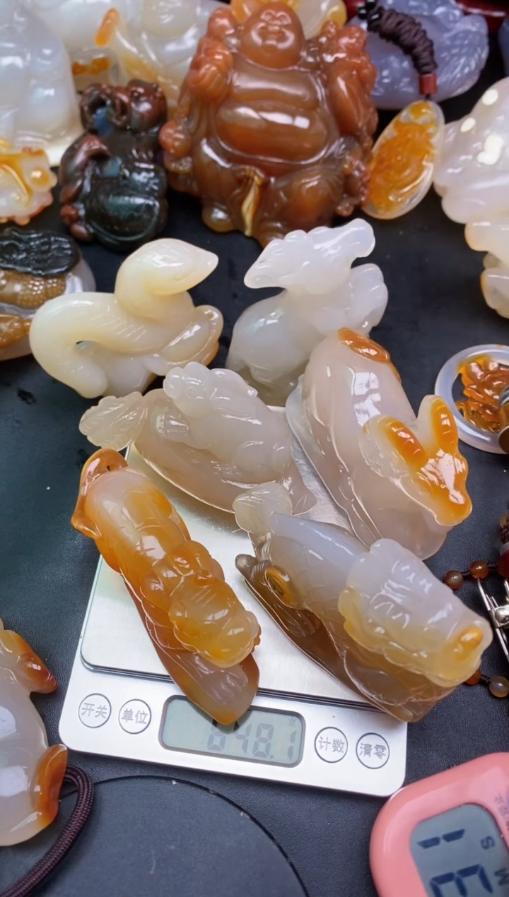 【闪购商品】玛瑙/玉髓颈饰未镶嵌ll