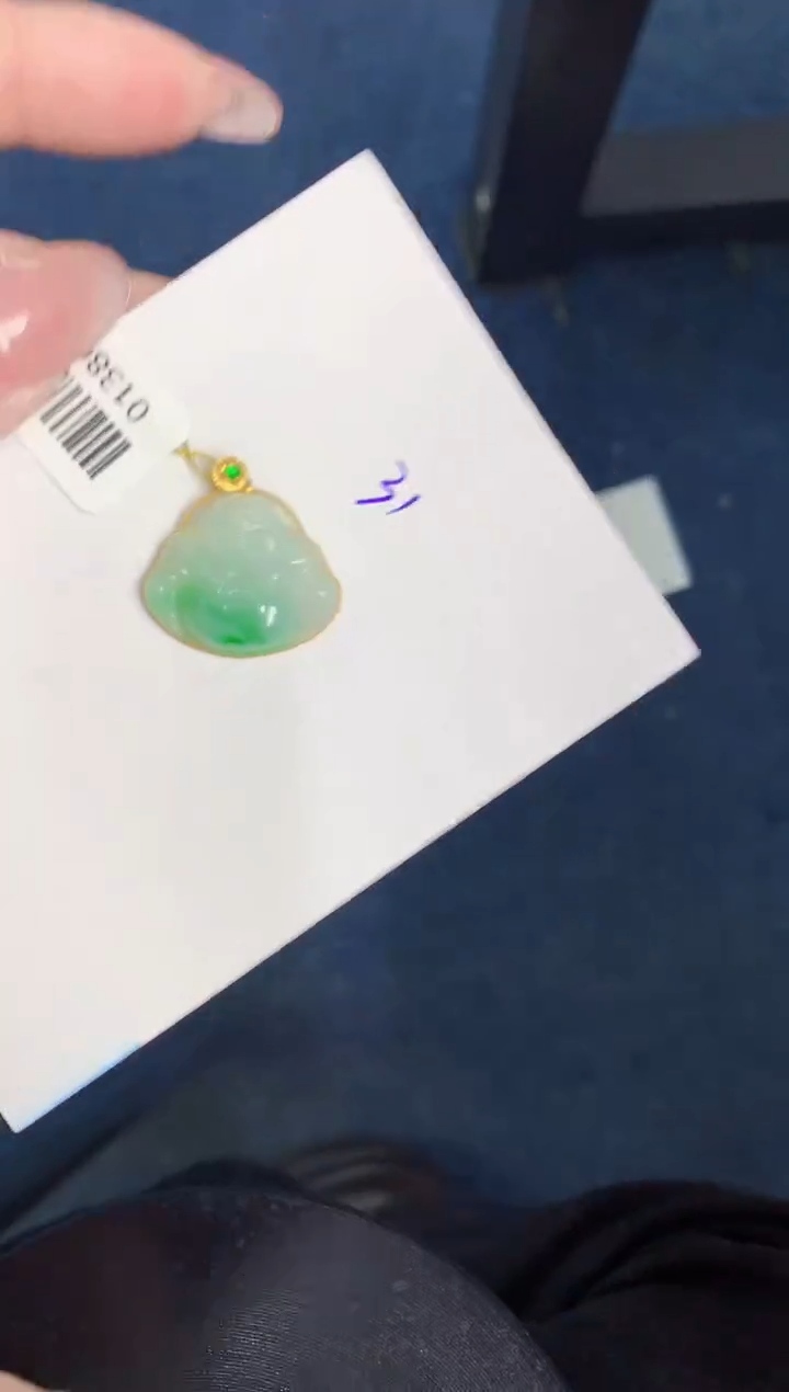 【闪购商品】翡翠颈饰18K金镶嵌000000000