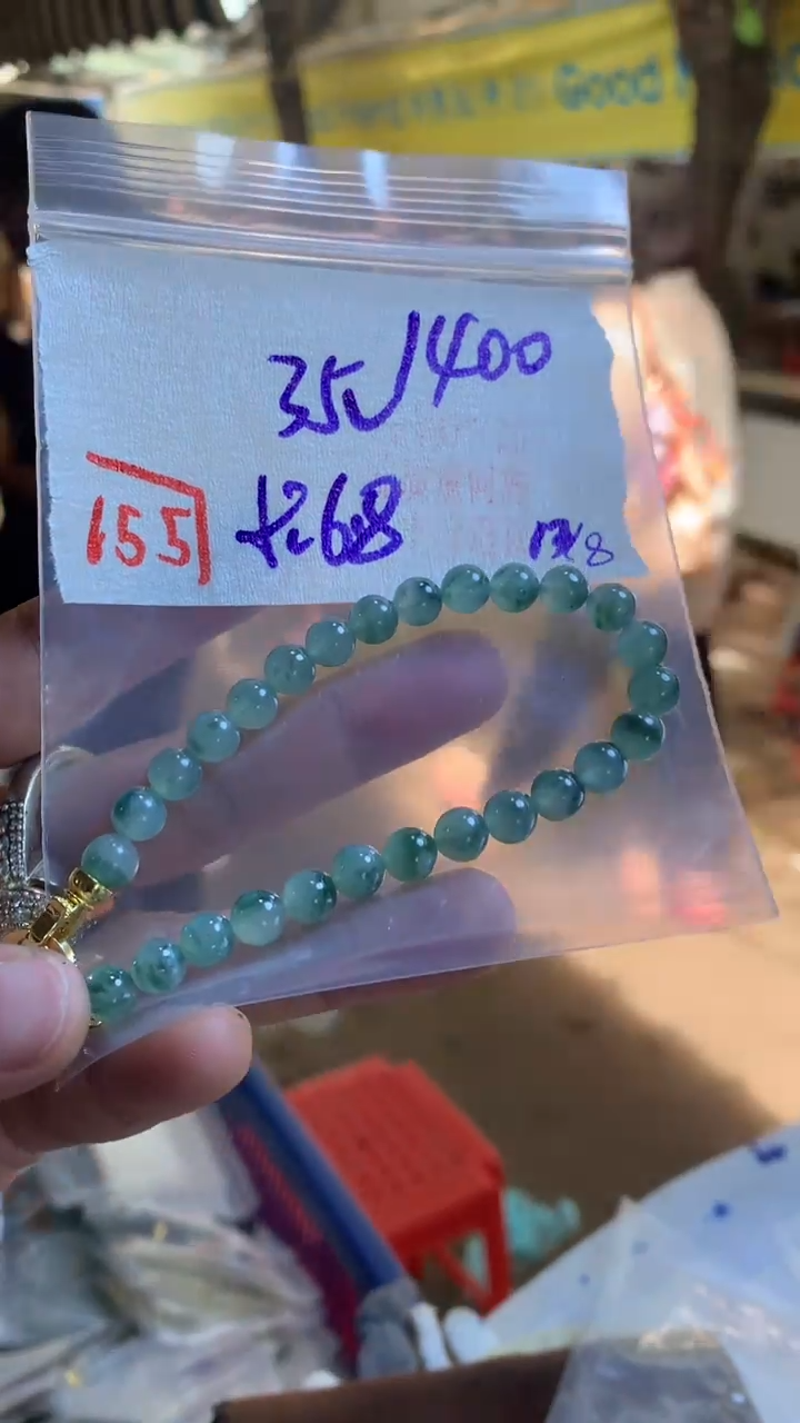 定制翡翠珠串未镶嵌天然A货缅甸翡翠