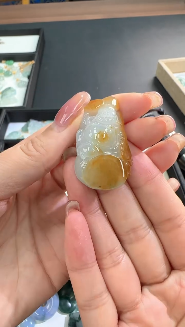 【闪购商品】翡翠颈饰未镶嵌250213252