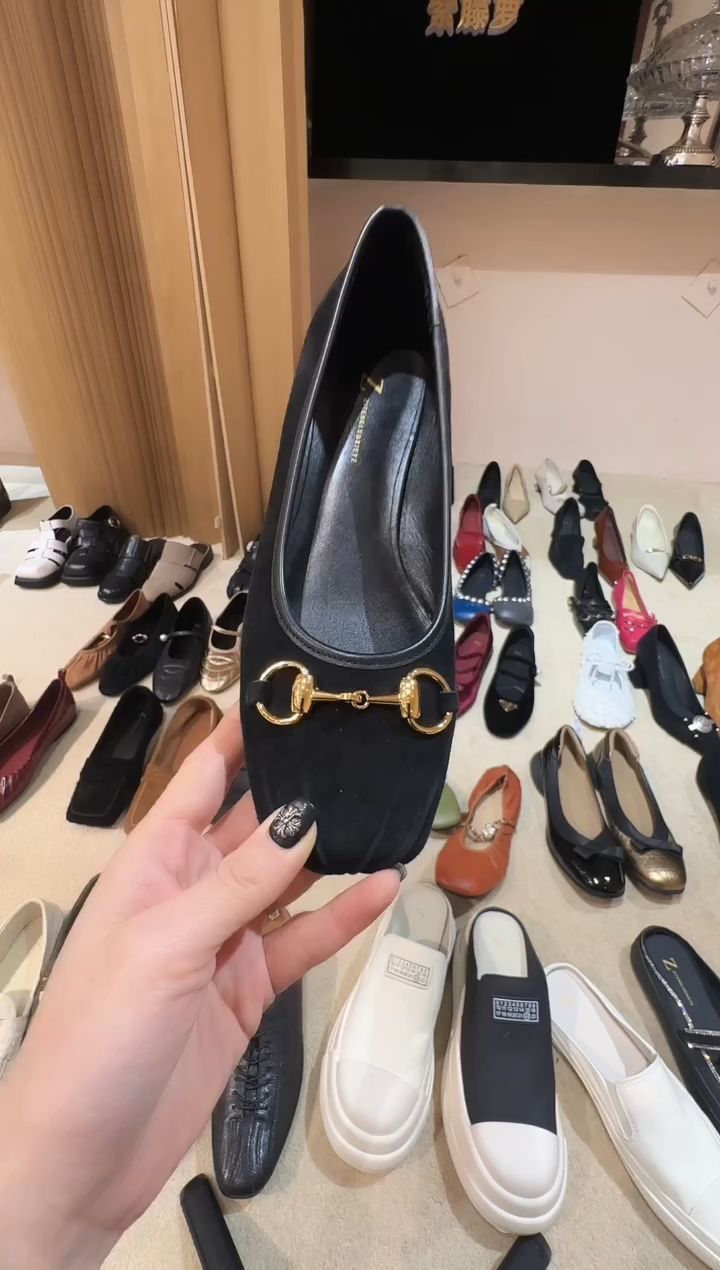 鱼嘴鞋25-616-100黑色36码