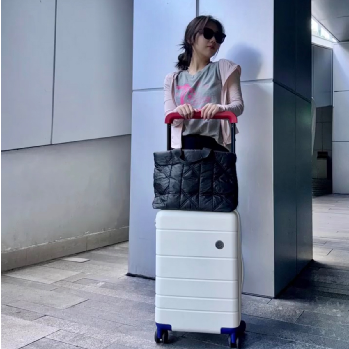 高档宽拉杆纯pc旅行箱充电20寸登机行李箱耐磨万向轮拉杆旅行箱