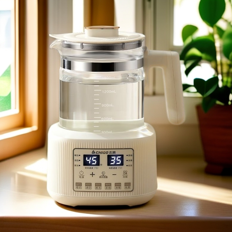 志高煮茶器家用全自动加厚高硼硅玻璃壶身智能恒温保温泡茶烧水壶