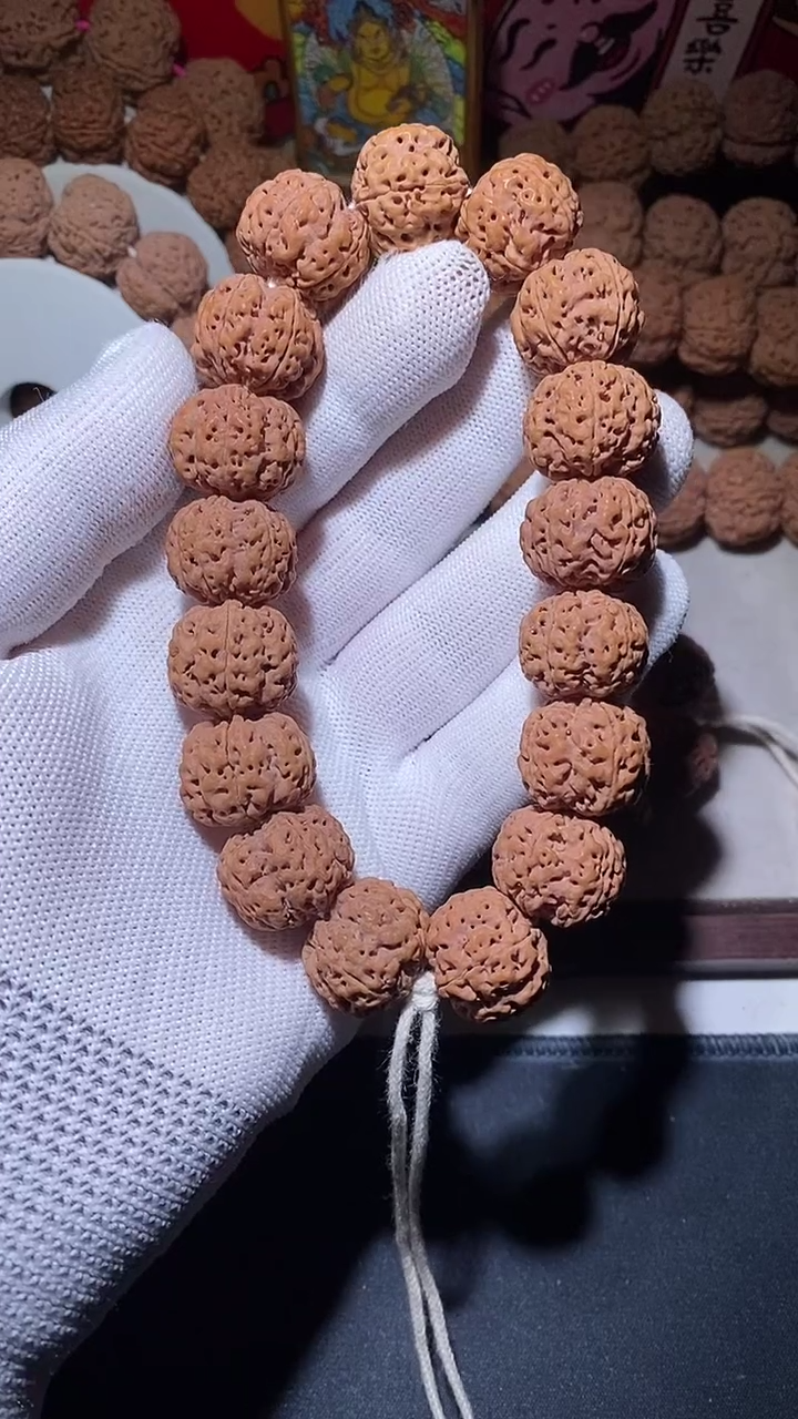 【闪购商品】金刚菩提手串超头闷墩粗筋蜂窝梅花双龙19