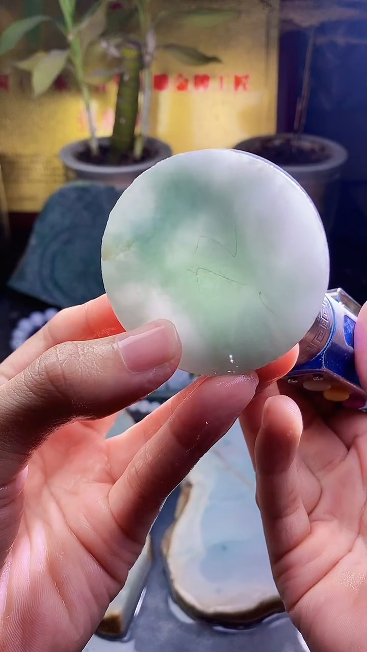 未镶嵌挂件翡翠小雨134