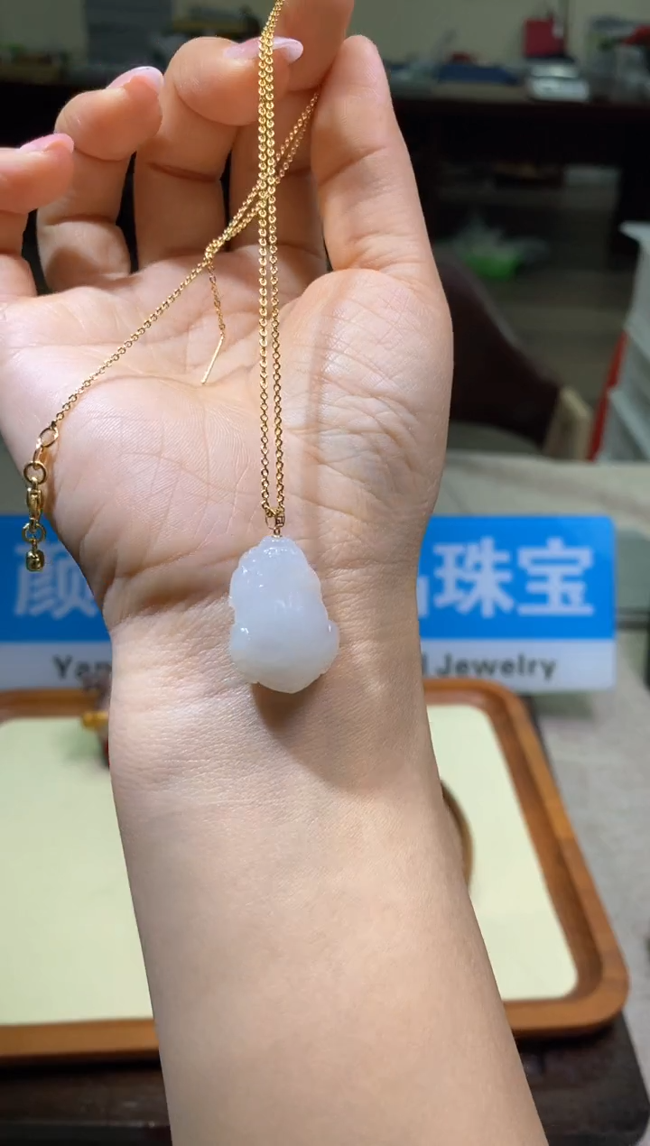 【闪购商品】和田玉颈饰银S925镶嵌多样性发一件068