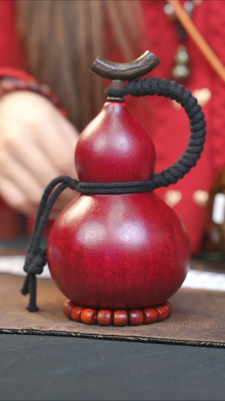 【闪购商品】WX307大漆酒葫芦不包手串及旋转底座