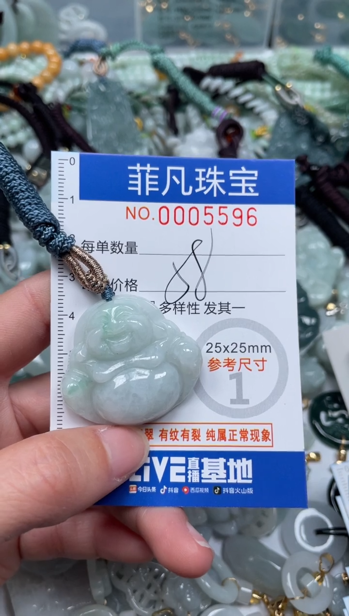 【闪购商品】翡翠颈饰未镶嵌00..5596