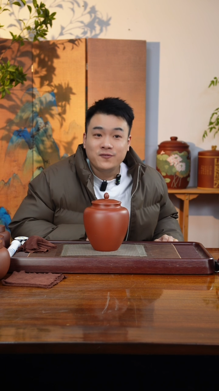 宜兴原矿紫砂茶叶罐