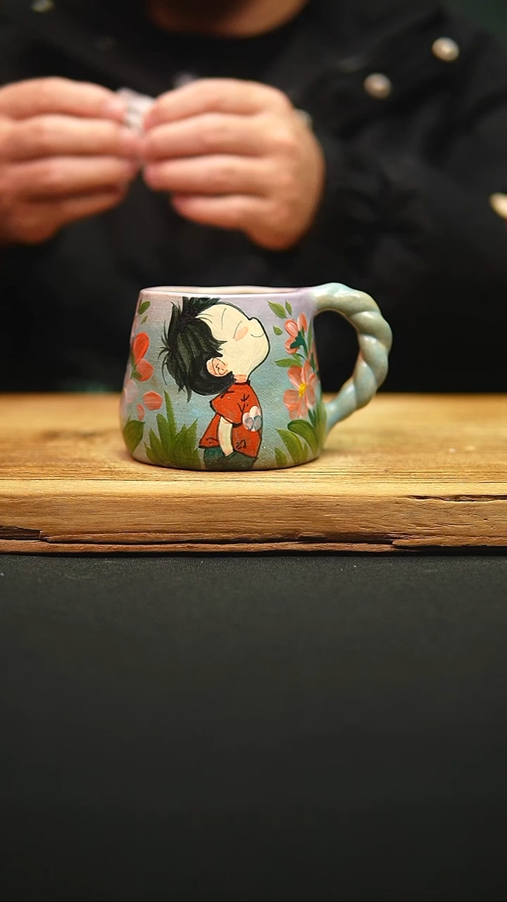 @@陶园瓷舍@@纯手工手绘@高温釉下彩