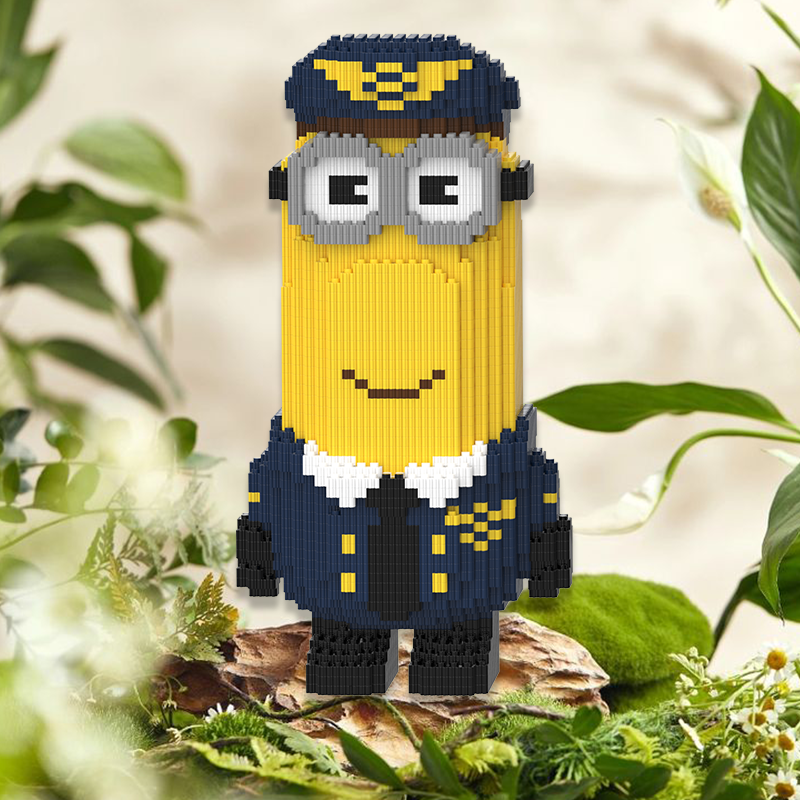 【小黄人系列】多款小黄流行拼装积木益智玩具送男孩送女孩手工礼物