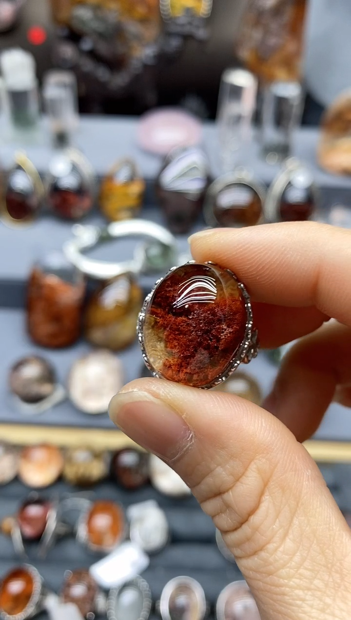 【闪购商品】水晶戒指银S925镶嵌水晶