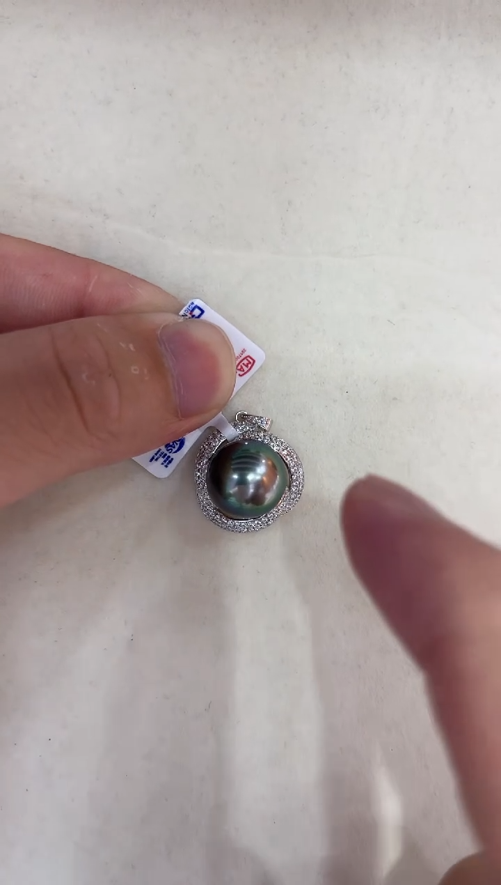 海水珍珠银S925镶嵌颈饰清货