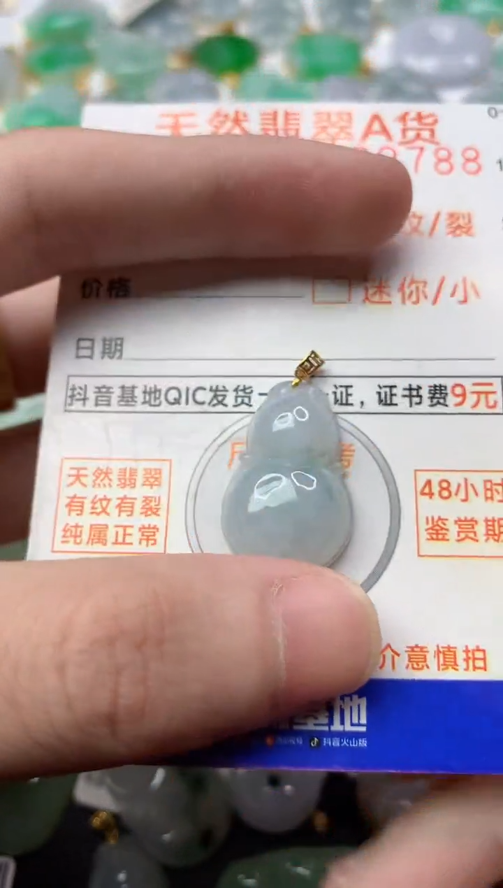 【闪购商品】翡翠颈饰18K金镶嵌1.............