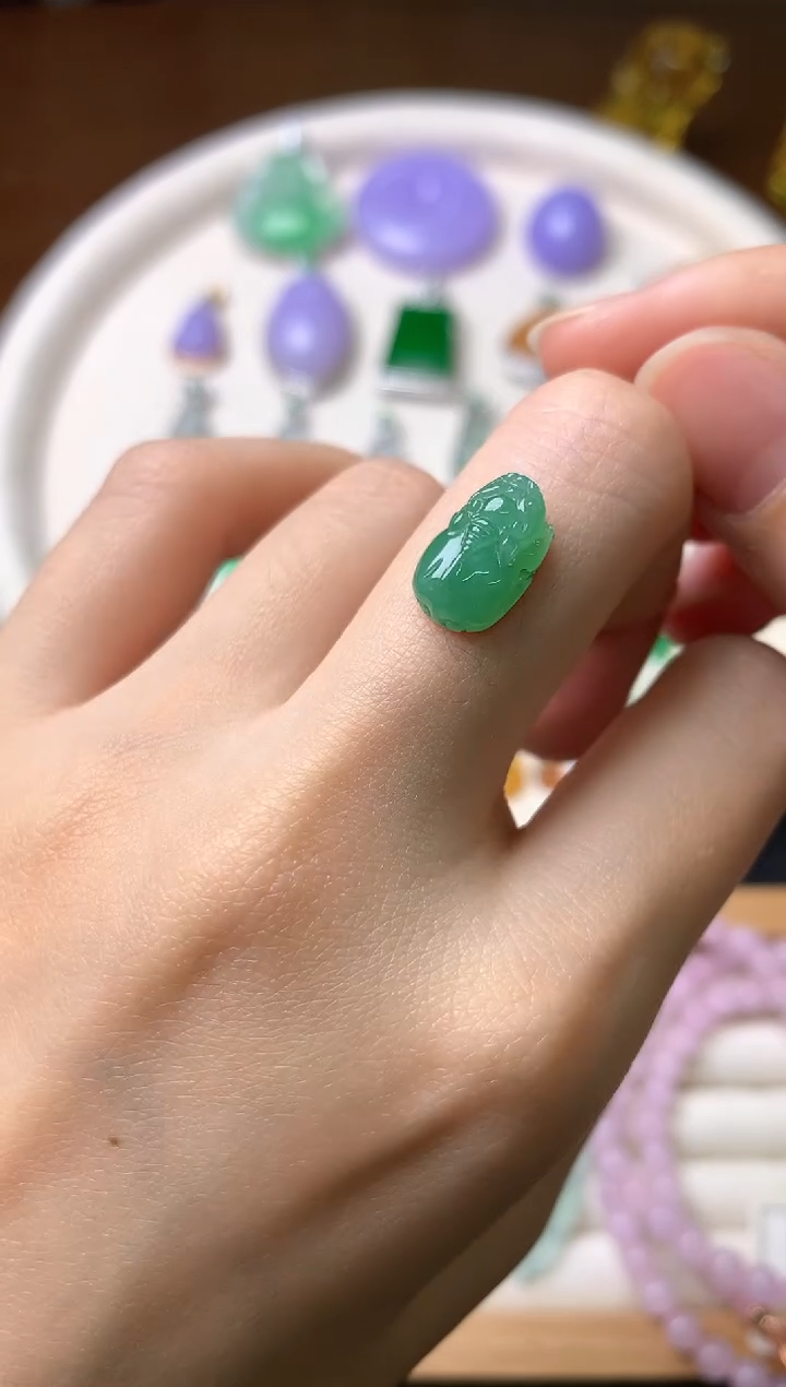 【闪购商品】定制翡翠未镶嵌裸石（镶嵌定制）