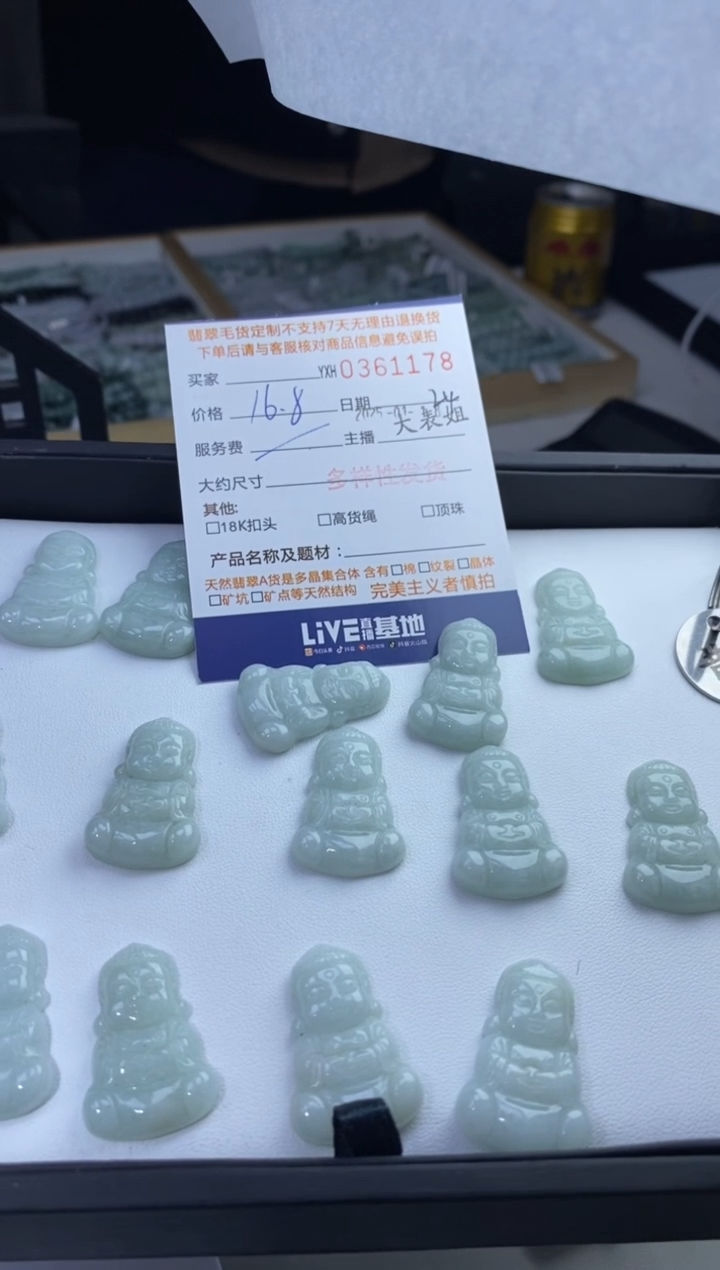 【闪购商品】翡翠颈饰未镶嵌多样性发其一361178