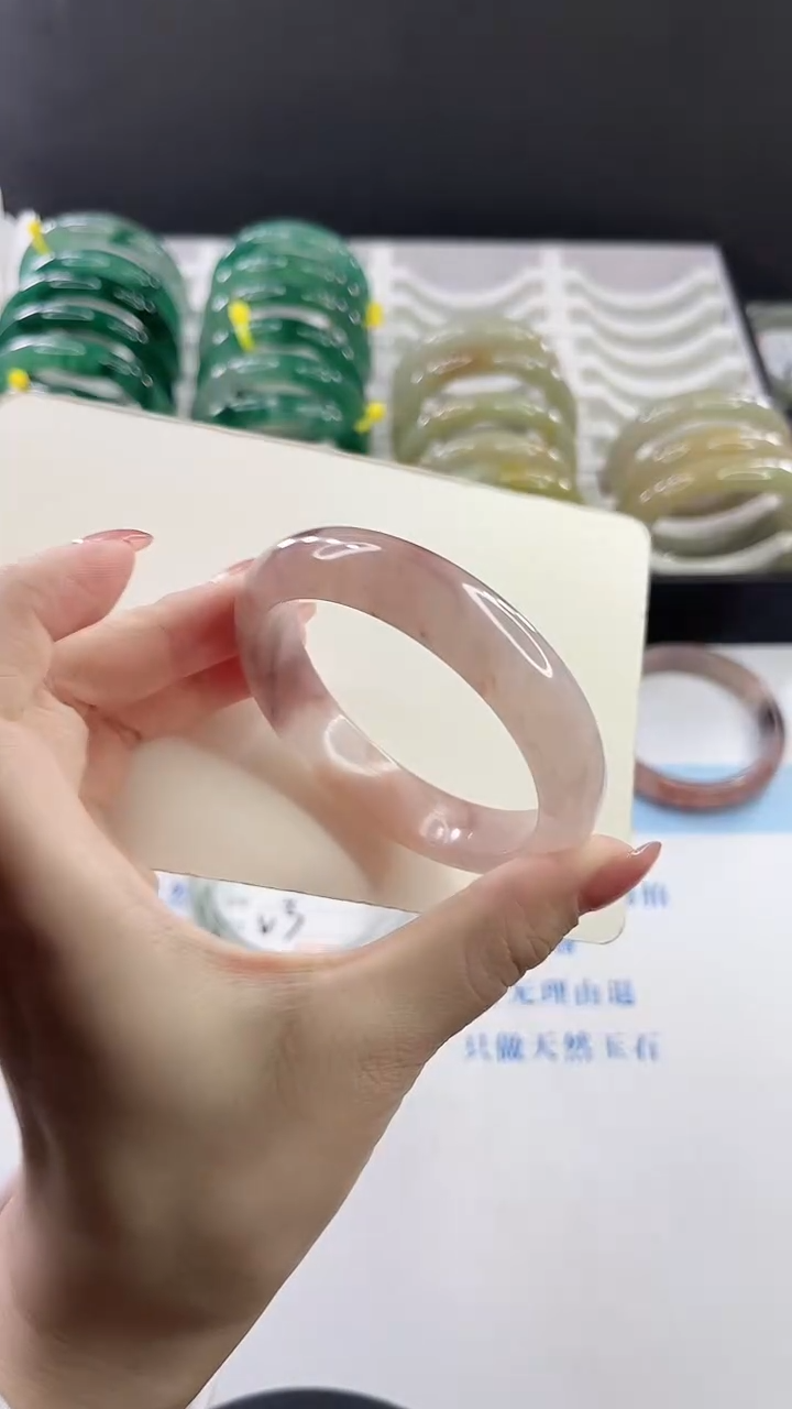 未镶嵌手镯石英质玉多样性发货V4
