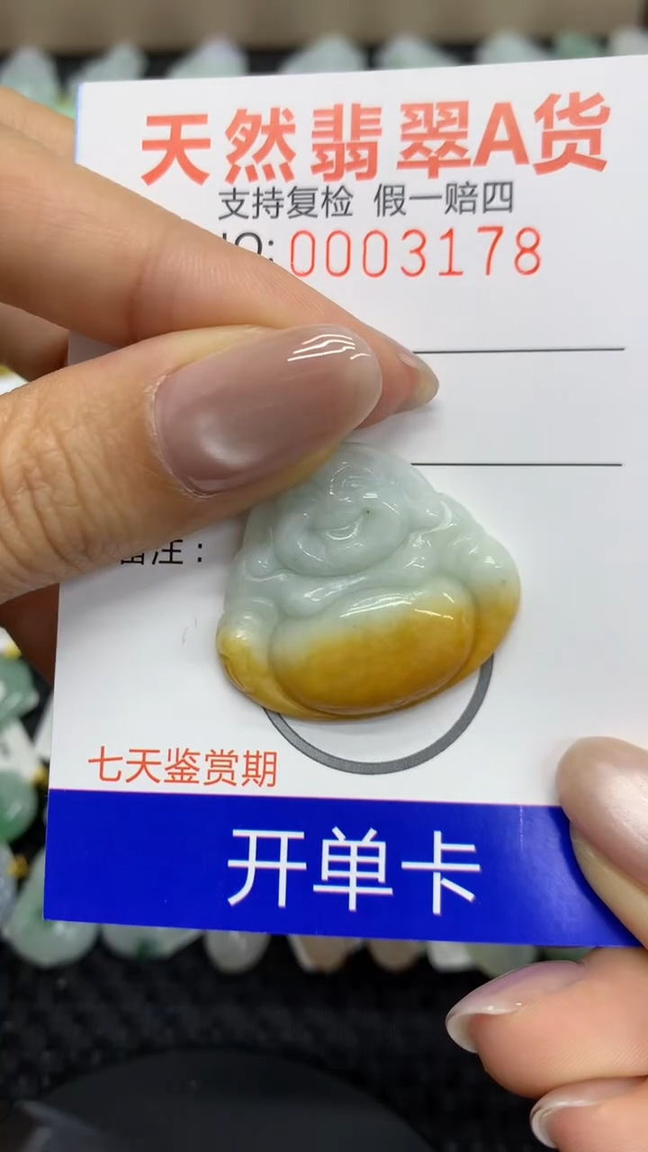 【闪购商品】翡翠颈饰18K金镶嵌11111111111