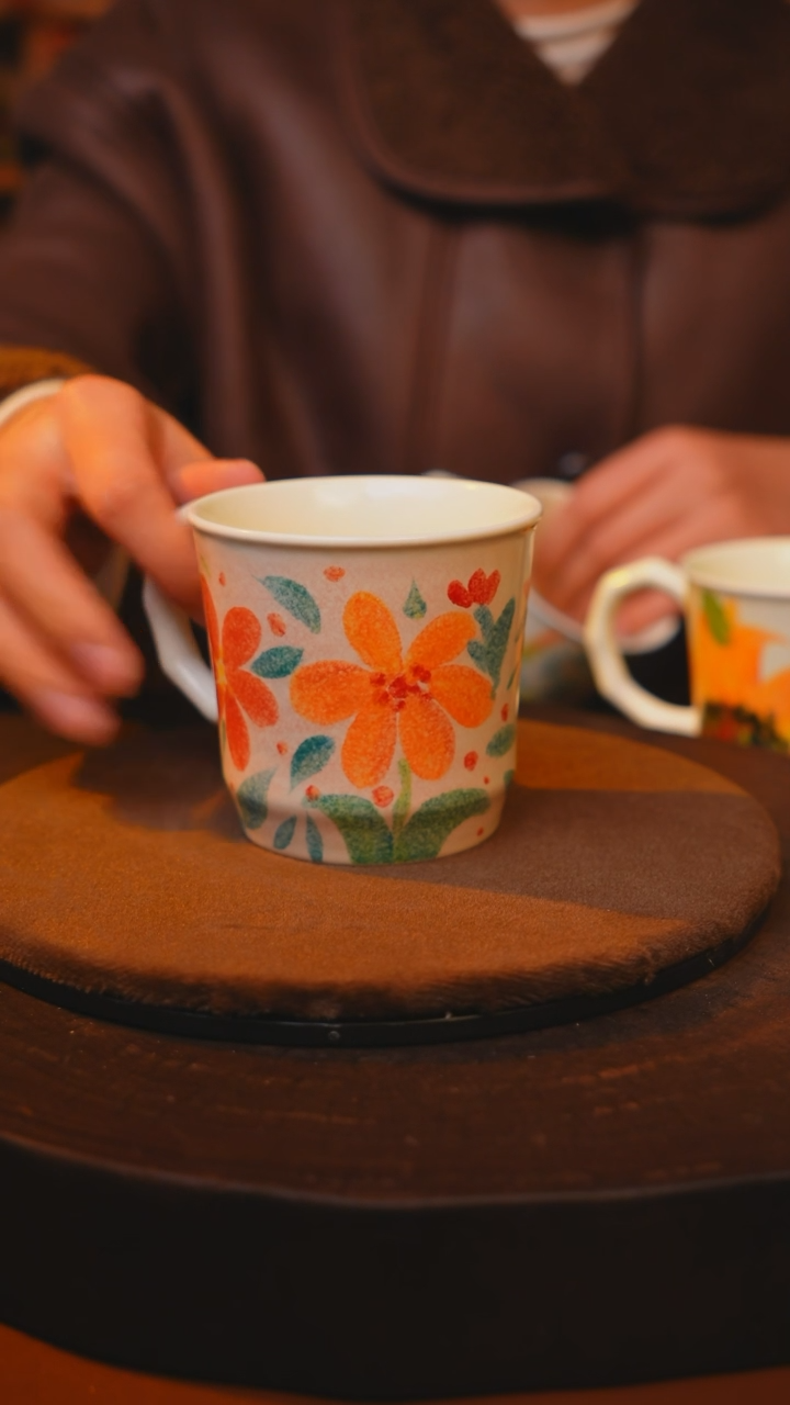 【闪购商品】瓷片景德镇手绘瓷器高温釉下彩----