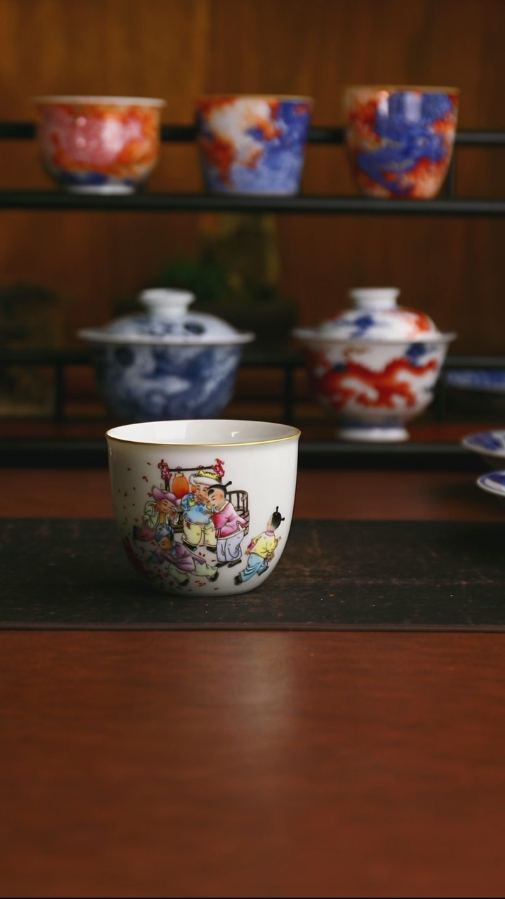 景德镇手工手绘的8