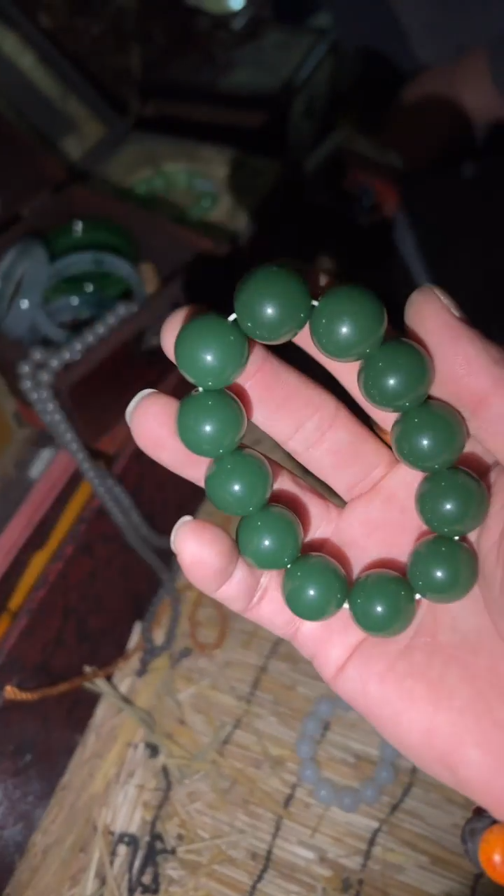 【闪购商品】和田玉（碧玉）手串未镶嵌闪购商品高端专用链接