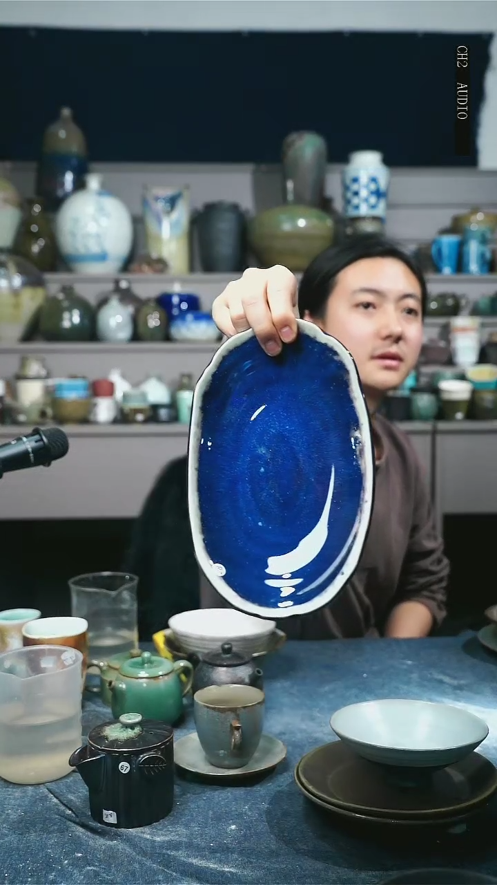 【闪购商品】碗浪鬼家釉绘柴烧