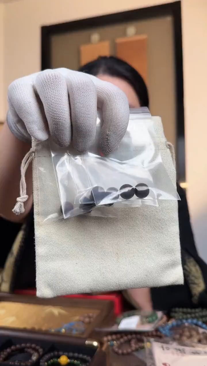 泥塑心悦香，芳宁香，茉莉清竹，云岫招财 12mm 各两颗