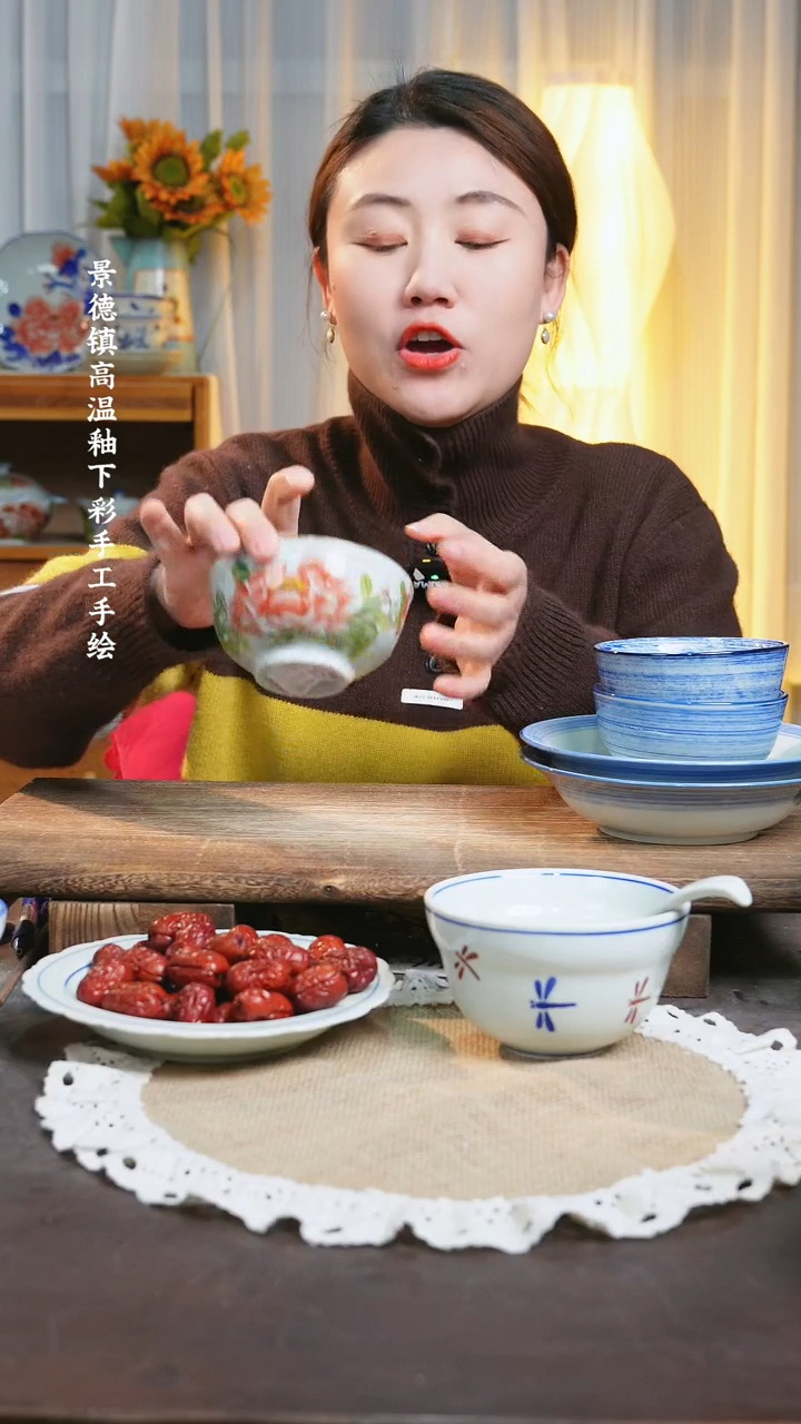 【闪购商品】碗福利  高温釉下彩手工手绘