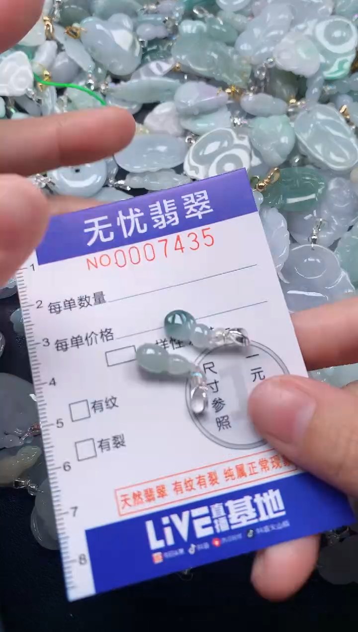 颈饰未镶嵌翡翠7435