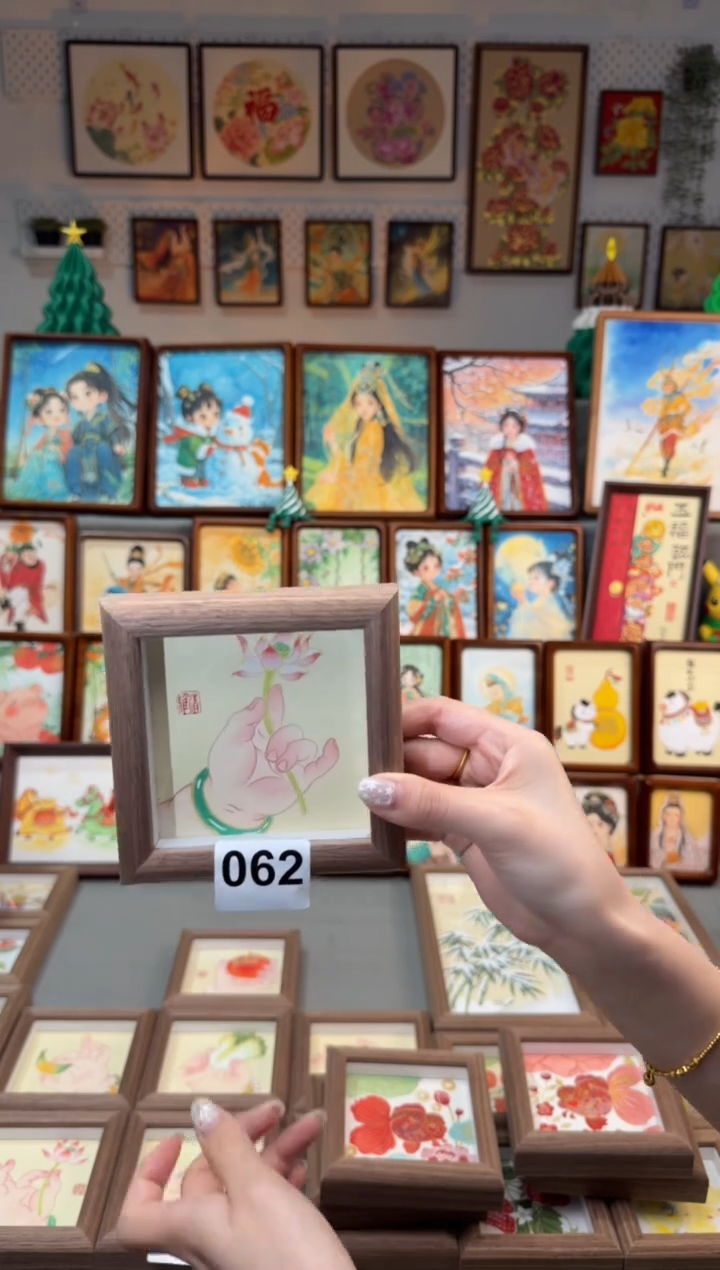 国画佛手拈花062 手绘国画12