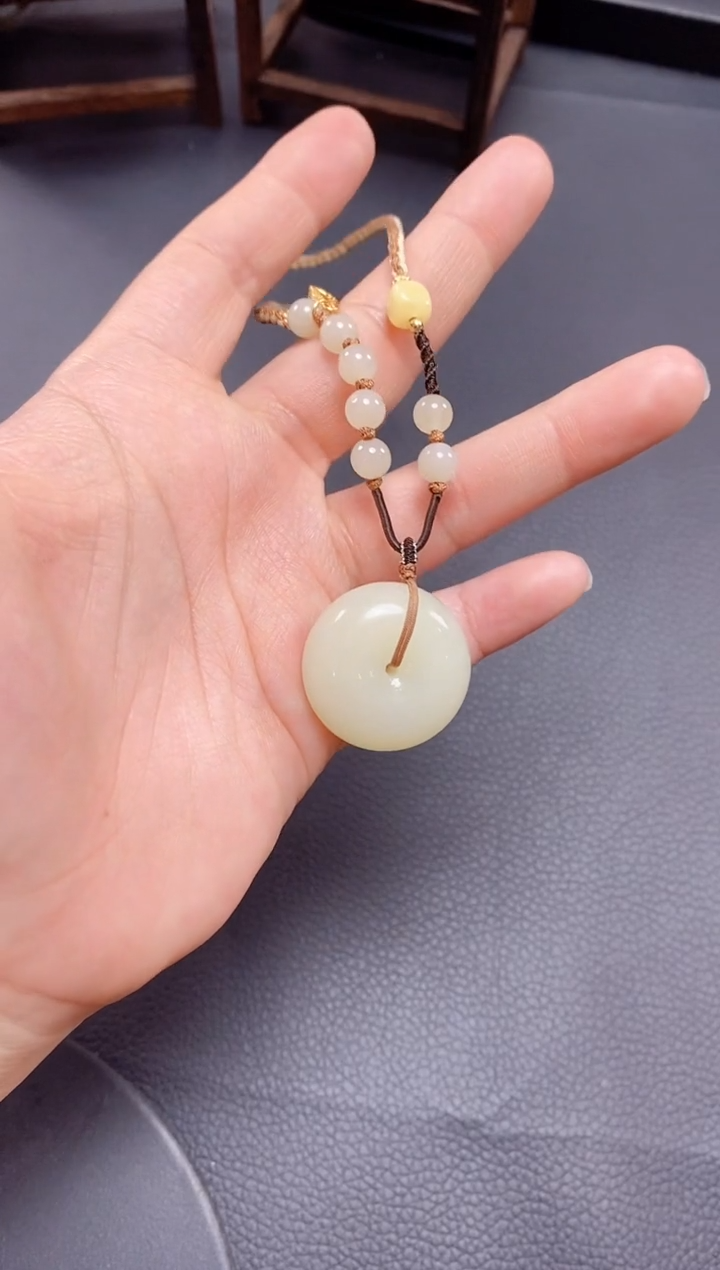 【闪购商品】和田玉颈饰未镶嵌平安扣SG-PAK