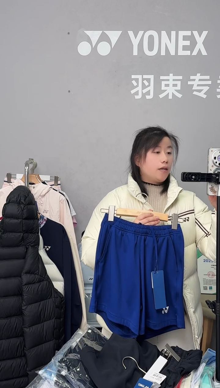 女士短裤-220055-629牛仔藏青-M