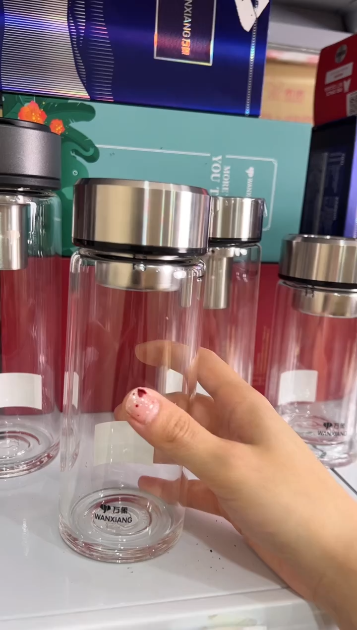 【闪购商品】万象单层390ml高硼硅茶杯