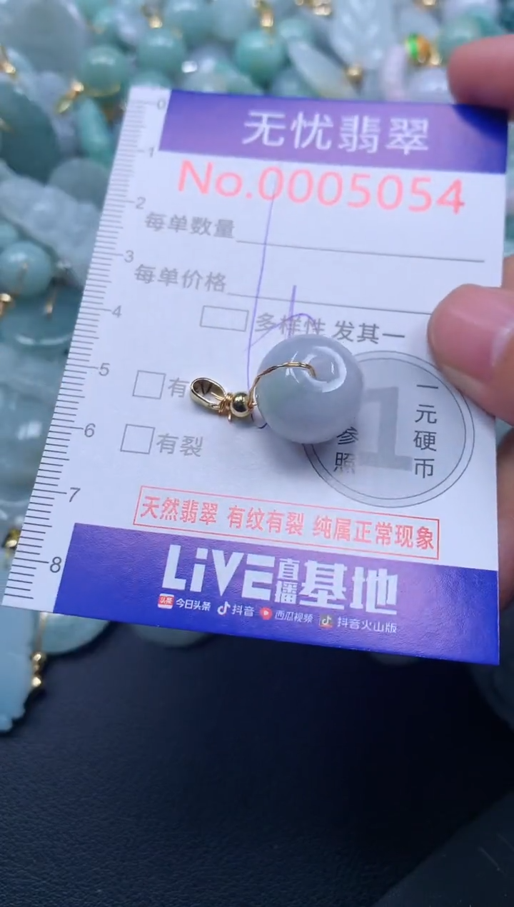 颈饰未镶嵌翡翠5054