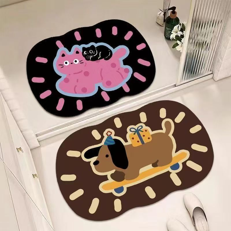 到手两件40*60CM防滑橡胶底地垫客厅摇椅家用通用脚垫防滑橡胶底