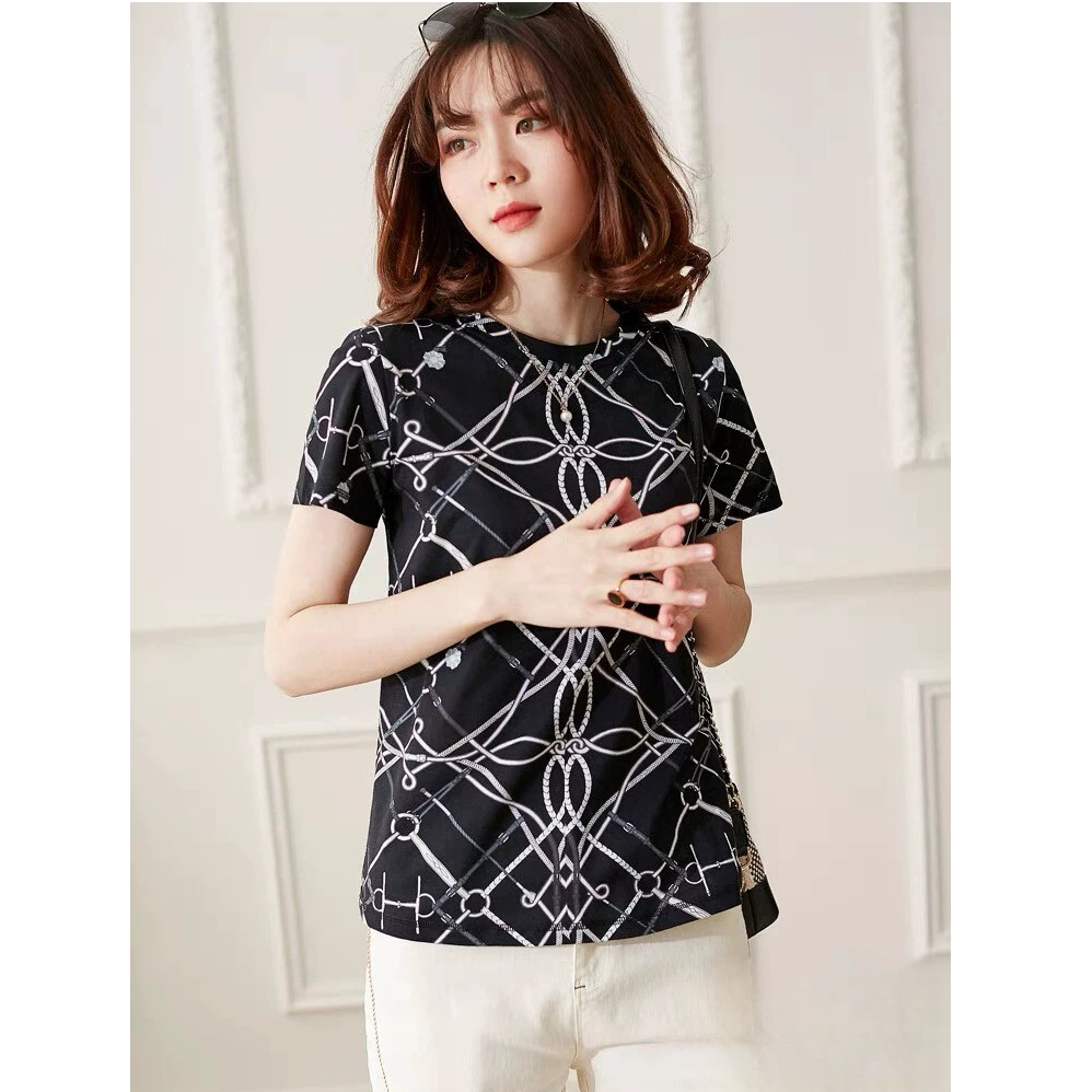 未使用 Hermes/爱马仕 双双臻选/vv02702/爱马仕短袖/36