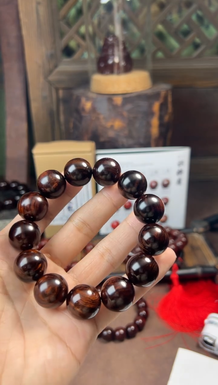 【闪购商品】小叶紫檀手串/手链1.8*13颗紫油梨老料