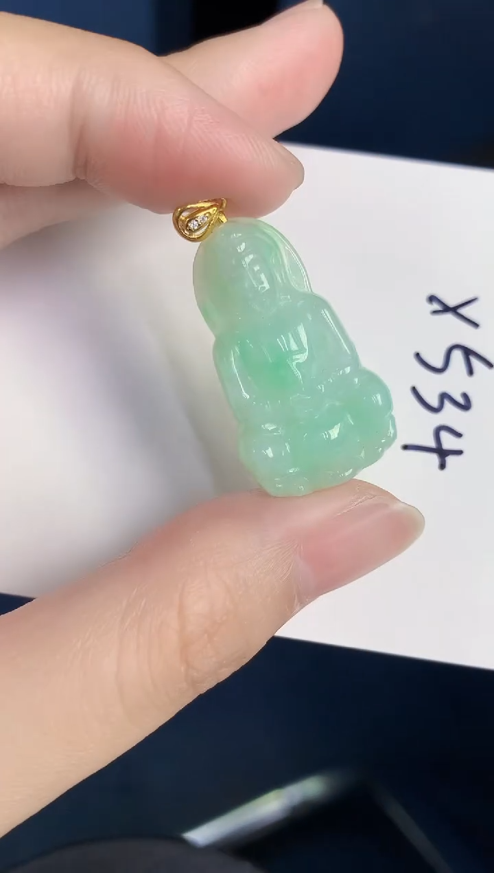 颈饰未镶嵌翡翠天然翡翠缅甸A货