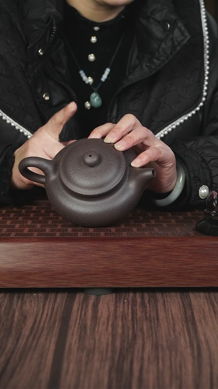 【闪购商品】紫砂茶壶thr  天青  仿古