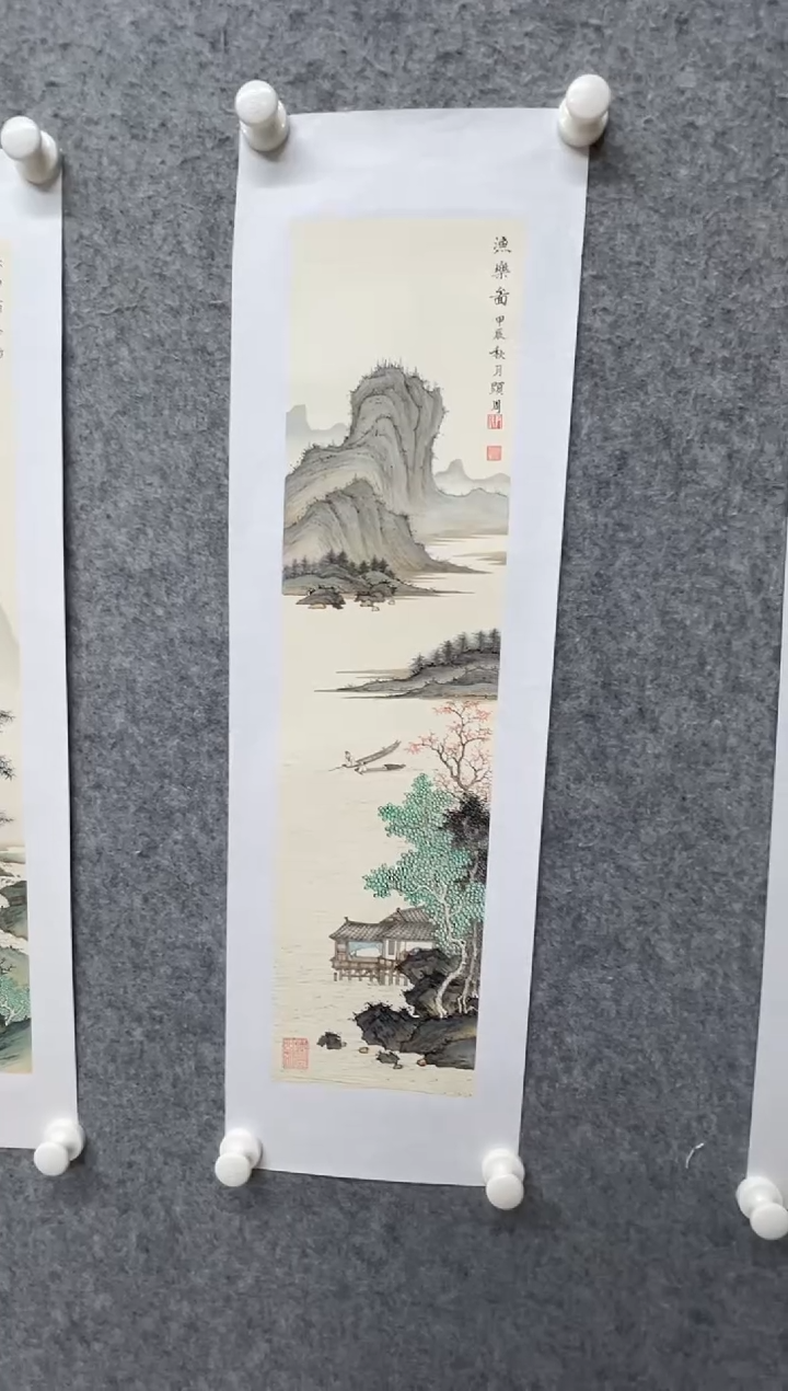【闪购商品】国画工笔画山水画手绘