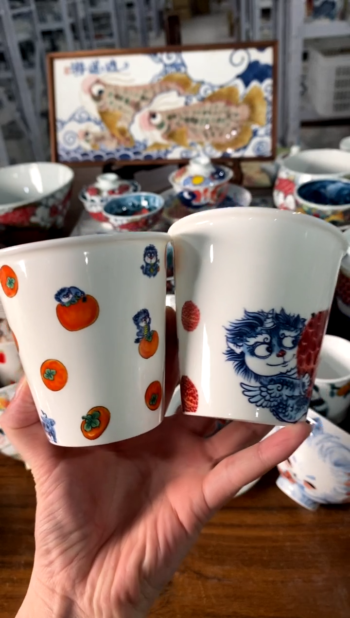 可乐杯一对茶周边【直播间微瑕福利价】