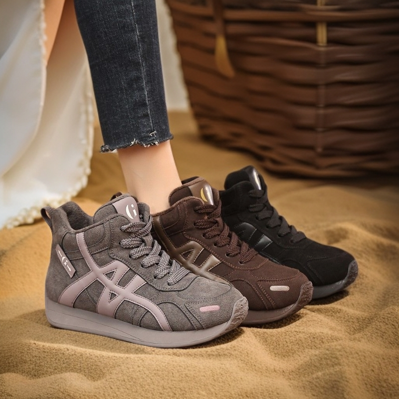 这个冬天不再冷冬季新款棉鞋女鞋加绒运动休闲防滑百搭保暖秋冬