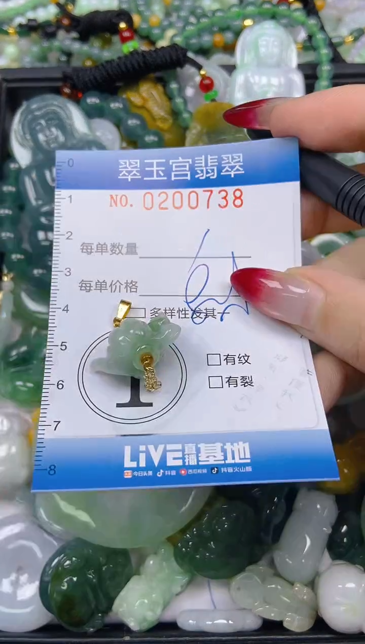 颈饰未镶嵌翡翠闪购0200738