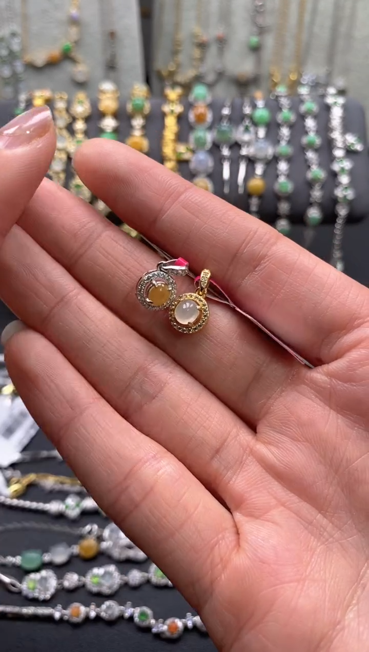 【闪购商品】翡翠戒指银S925镶嵌1111111111     0