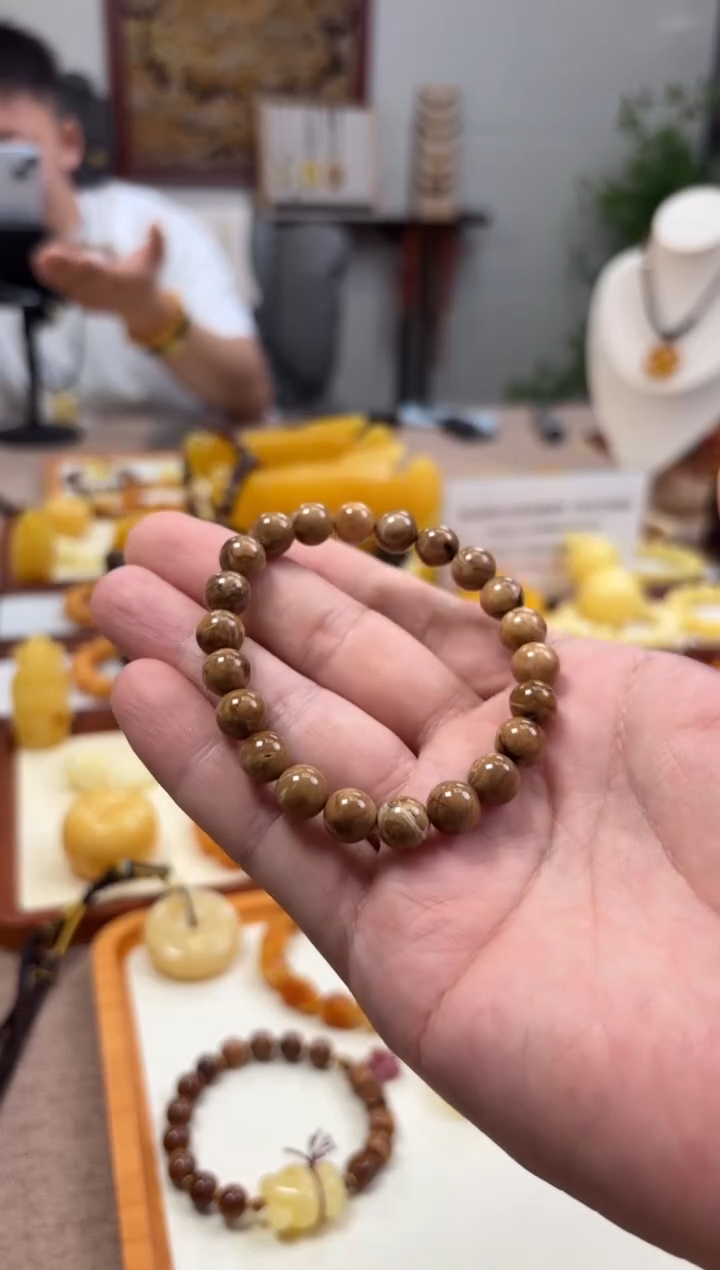 【闪购商品】蜜蜡裸石未镶嵌手串7.8g