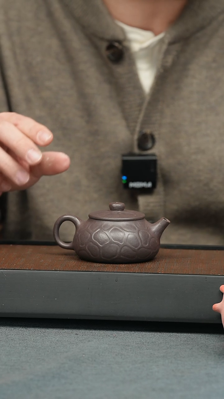 【闪购商品】紫砂茶壶五堂 守拙-天青泥-145cc