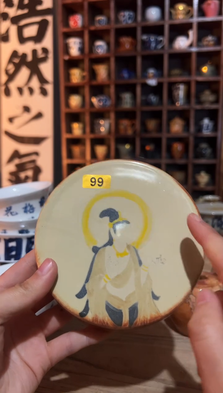 【闪购商品】观云听雨原创手绘茶具